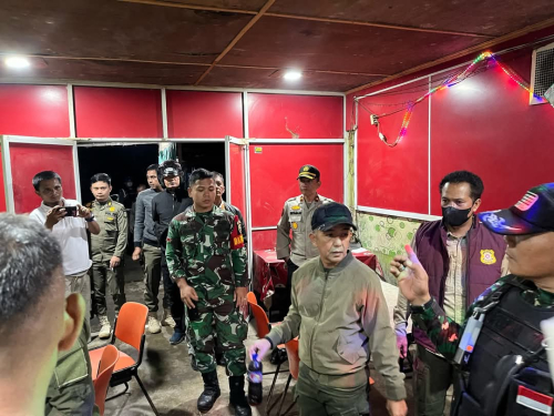 Warung Remang-remang di Tapung Ditertibkan Satpol-PP Kampar