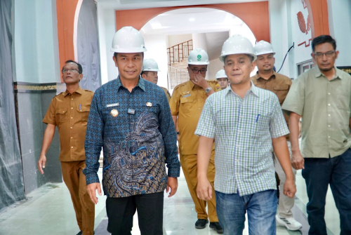 Bupati dan Wabup Tinjau Progres Islamic Center Kampar, Ditarget Rampung 18 Maret