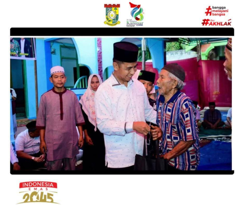 Bupati Ahmad Yuzar Pimpin Safari Ramadhan di Tapung, Salurkan Bantuan Rp20 Juta