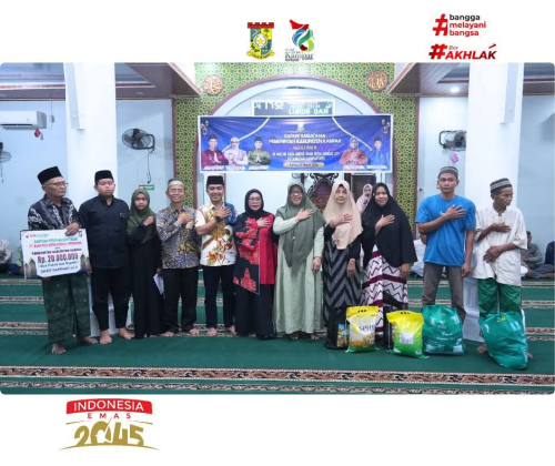 Wabup Kampar Misharti Safari Ramadan di Sungai Liti, Pererat Silaturahmi dengan Warga