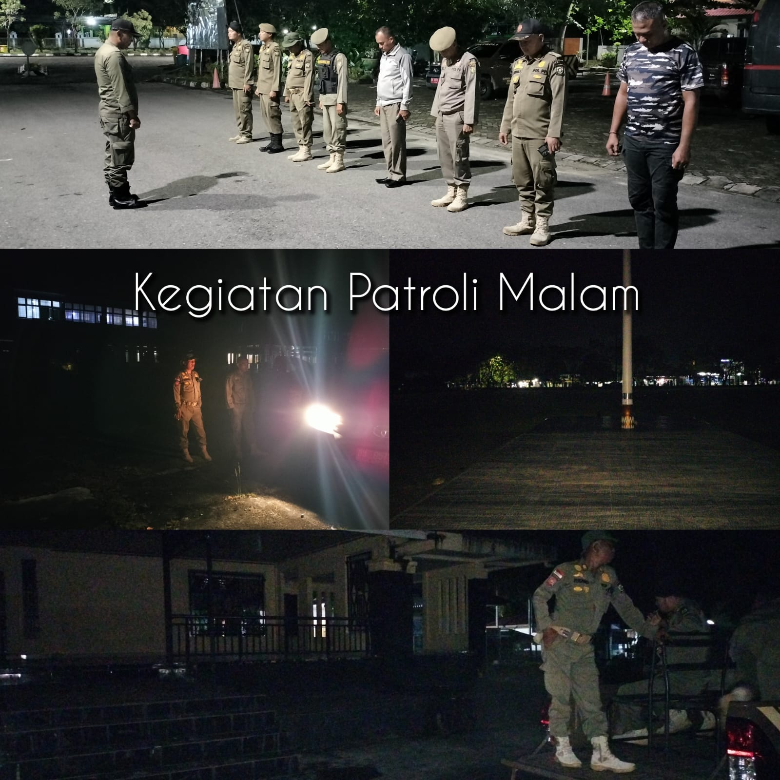Satpol-PP Kampar Tanpa Lelah Patroli Minggu Malam Sasar Pelanggar Peraturan Daerah